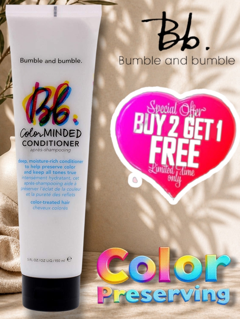Bumble and Bumble Color minded Conditioner for Color Treated Hair